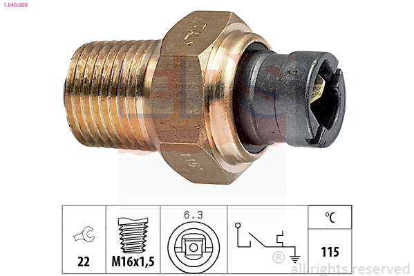 Sensor de temperatura del refrigerante Seat Marbella hatchback (28) (1986 - 1998) precio, desde 7,97 EUR