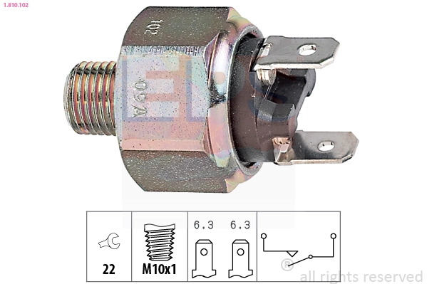 Interruptor luz de freno Mercedes 0005456509