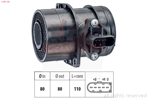 Sensor de flujo de aire para Audi A6 C5 4B2, 4B4