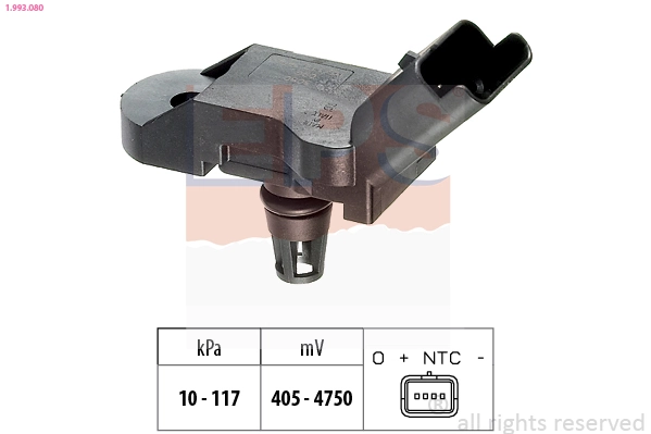 Sensor de presión del aire de admisión Herth+buss 70670500 precio, desde 22,97 EUR
