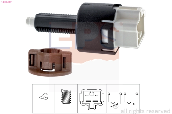 Interruptor de luz de freno Chrysler 8614A183 precio, desde 8,80 EUR