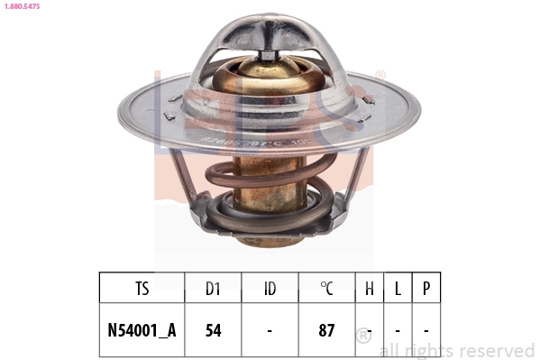 Termostato de agua para Jeep Patriot  