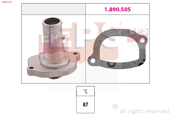 Termostato de agua para Fiat Tipo  160