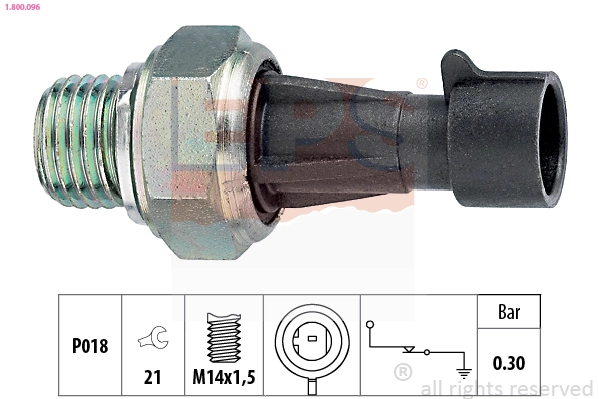 Comprar Sensor de presión de aceite Fiat 500  312