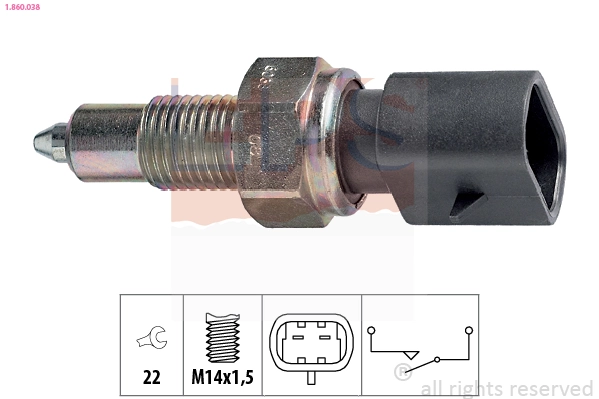 Comprar Interruptor de luz de marcha atrás Panda I 141A