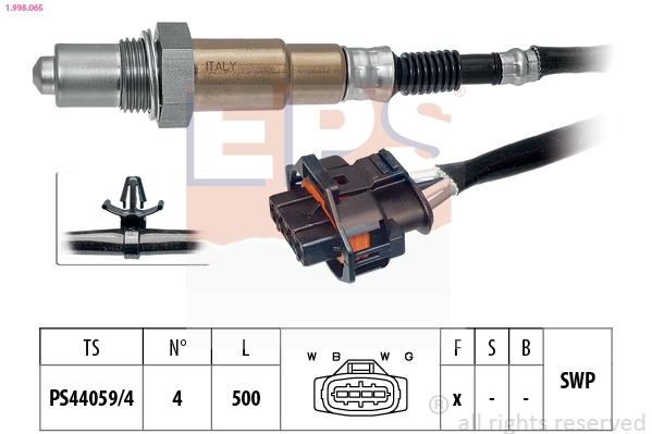 93185456 General Motors Sensor de oxígeno previo al catalizador