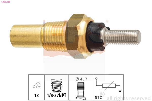 Sensor de temperatura del refrigerante Ford Taunus sedán (GBTS, GBFS, CBTS) (1975 - 1979) precio, desde 7,05 EUR