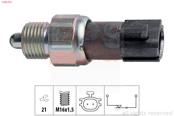 6ZF008621471 HELLA Interruptor de marcha atras