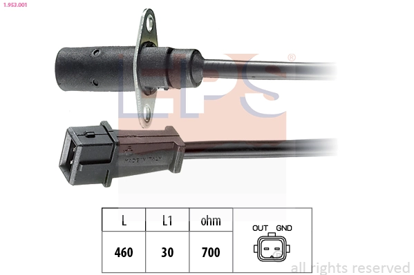 Sensor de cigüeñal SEN8E Magneti Marelli