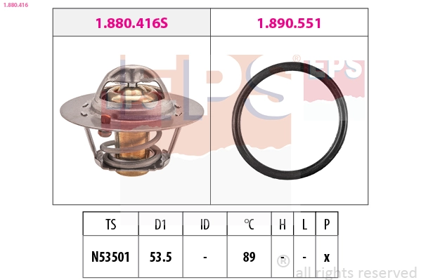 Comprar Termostato Renault Clio I BC57, 5357