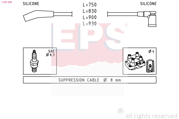 Cables de encendido Ka  hatchback (1996-2008) original desde 34,31 €