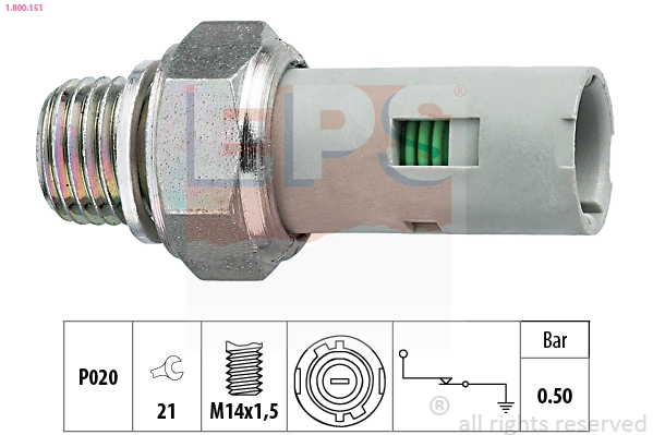 Comprar 99517 Asam Sensor de presión de aceite