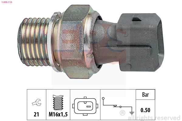1246 FAE Indicador de presión del aceite