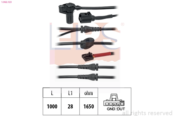 Sensor ABS delantero para Audi A4  (8E5)