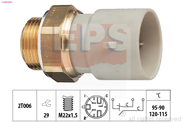 Sensor de temperatura del refrigerante Opel Astra H TWINTOP