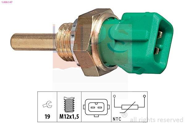 Sensor temperatura refrigerante para Land Rover Range Rover II LP, P38A