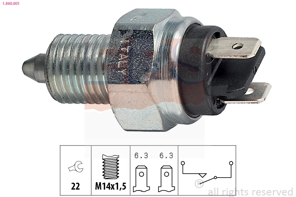Interruptor piloto de marcha atrás Alfa Romeo 33  desde 11,62 €