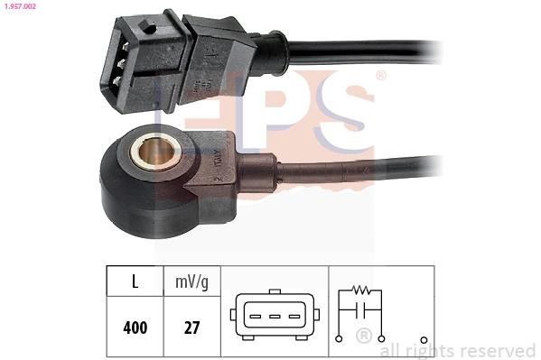 Sensor de picado Lancia Delta I (831AB0)