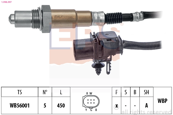 Sonda lambda (NOx, O2) para Nissan Qashqai II J11