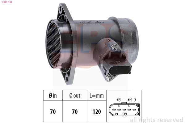 Sensor de flujo de aire Volkswagen Transporter  (1990-2003)