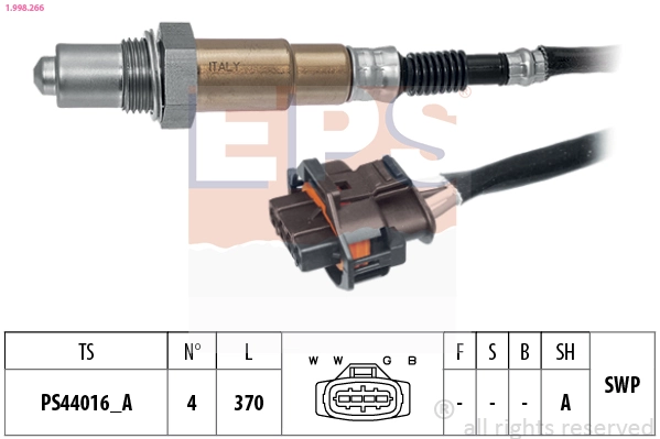 93186233 General Motors Sensor de oxígeno previo al catalizador