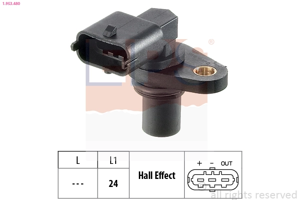 Sensor de árbol de levas 55352609 VAG