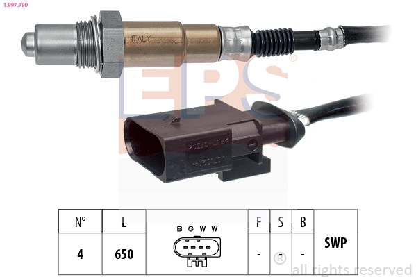 Comprar 181741 Cargo Sensor de oxígeno previo al catalizador