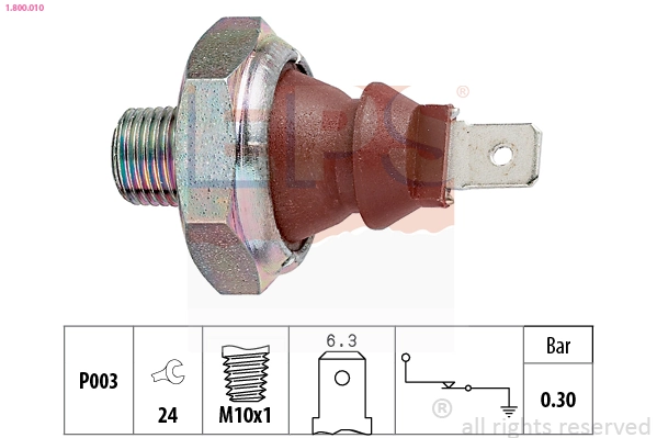 Sensor de presión de aceite 21919081 VAG