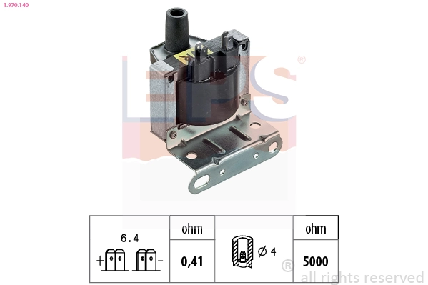 Bobina de encendido para Opel Omega  (16, 17, 19)