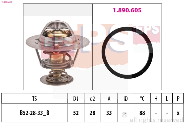 Termostato de agua Ford Transit  (2000-2006)
