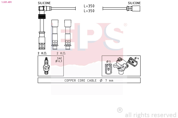 Cables de encendido Bentley 058905409A