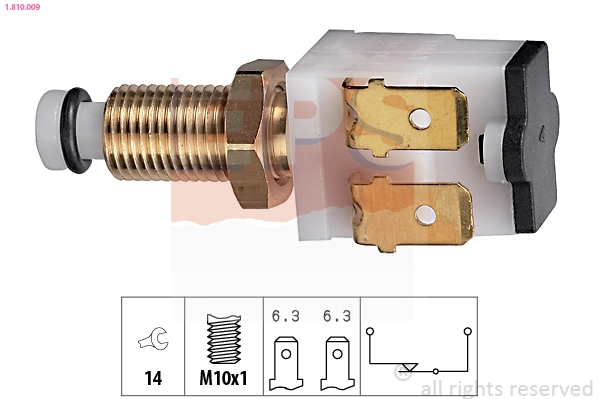 Interruptor luz de freno Renault (RVI) 7700562527
