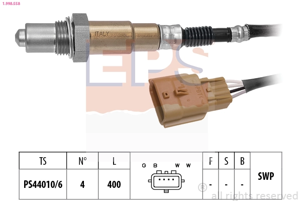 Sonda lambda de oxígeno posterior al catalizador 226A04PM0A Renault (RVI)