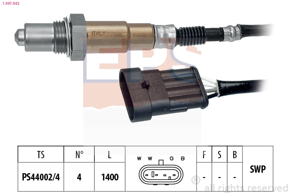 Sonda de oxígeno Fiat Punto II hatchback (188) (1999 - 2012) precio, desde 49,41 EUR