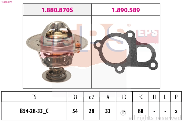 Termostato Hyundai Sonata VII sedán (LF) (2014 - 2023) precio, desde 15,16 EUR