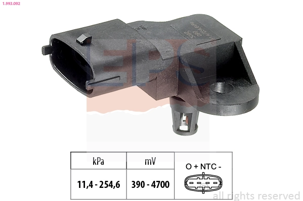 EPBBPT4V010Z NGK Sensor de presión de sobrealimentación