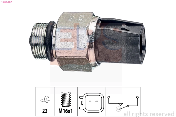 Interruptor piloto de marcha atrás Mazda 3 sedán (BL) (2009 - 2013) precio, desde 13,36 EUR
