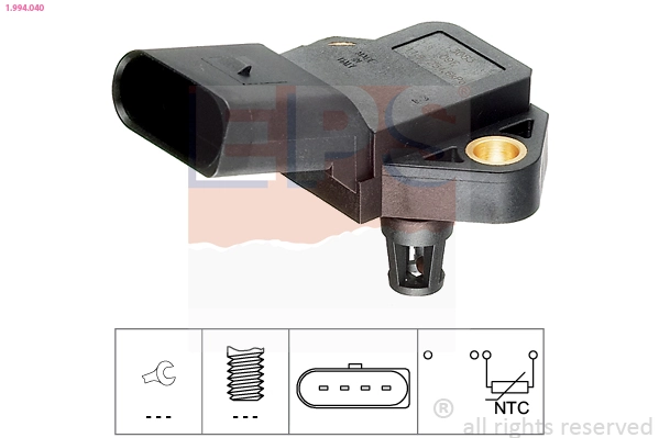  Sensor de temperatura del aire de admisión Seat Ibiza 4