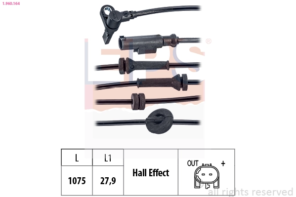 Sensor ABS de rueda delantera Fiat Stilo  desde 26,66 €
