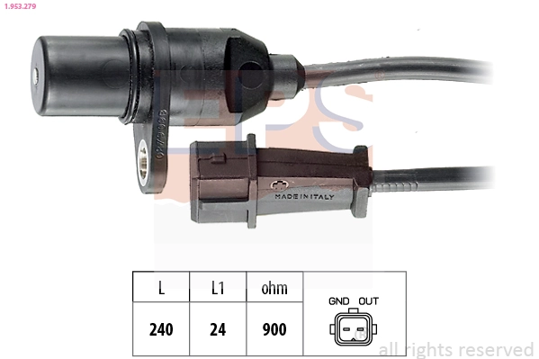 Sensor de posición del cigüeñal para Hyundai Accent I 
