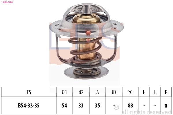 Termostato refrigerante para Mitsubishi Outlander III (GF, GG)