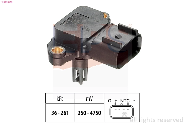 Sensor de presión de sobrealimentación APS10 Magneti Marelli