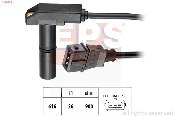 366855 VALEO Sensor de posición del cigüeñal