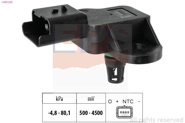 Sensor, presión colector de admisión  Cargo 182735 precio, desde 60,72 EUR