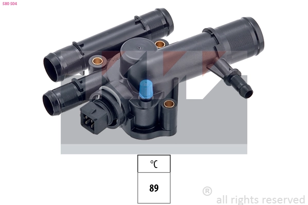 Caja del termostato Renault Espace 4 JK0