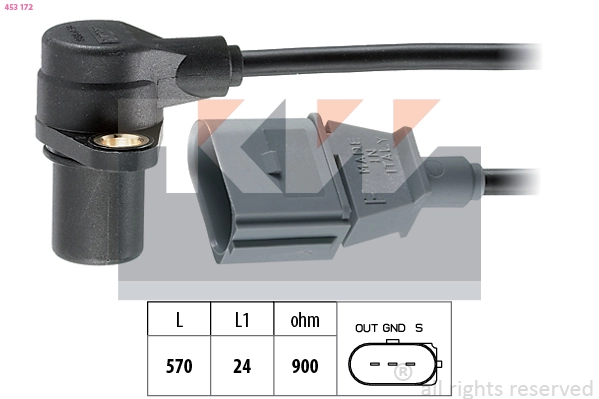 Sensor ckp para Audi A6  (4B2, 4B4)