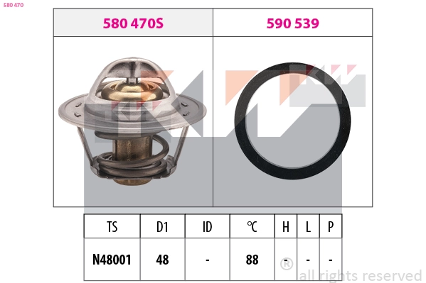 Termostato refrigerante para Ford Transit  (T)