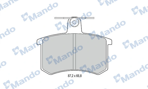 Pastillas freno traseras para Audi 100 C2 43