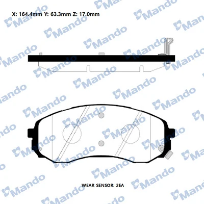  Pastillas de freno Hyundai H-1 STAREX 