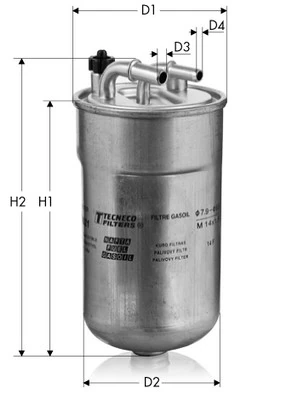 Comprar 93196533 General Motors Filtro diesel